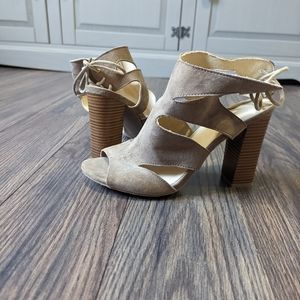 Charlotte Russe Peep Toe Chunky Heel